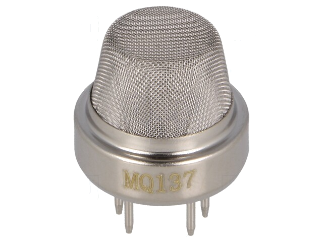 Sensor: gas; ammoniak (NH3); Bereik: 5÷500ppm; MQ-137 Sensor: gas; ammoniak (NH3); Bereik: 5÷500ppm; MQ-137